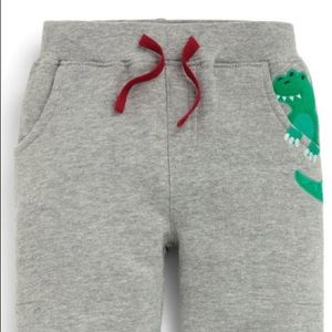 Jojo maman bebe dinosaur sweats joggers gray 5-6 yrs British UK brand